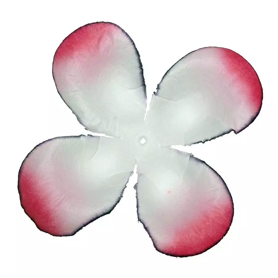 Заг-ка для розы YZ-65 бело-розовой с фиол.кантом 4-кон. мал. кругл. 10,5-13,5см 1538шт/кг фото 1
