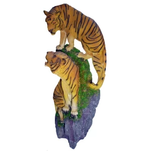 Купить в Москве Два тигра на камне 40см
