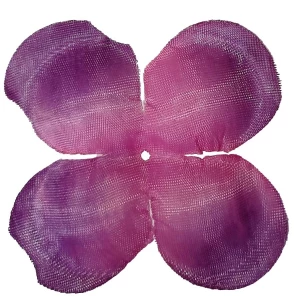 Покупаем по Норильску Заготовка для розы 190-3 Фиолетовая круг 4-кон. (x1) 10см 2174шт/кг