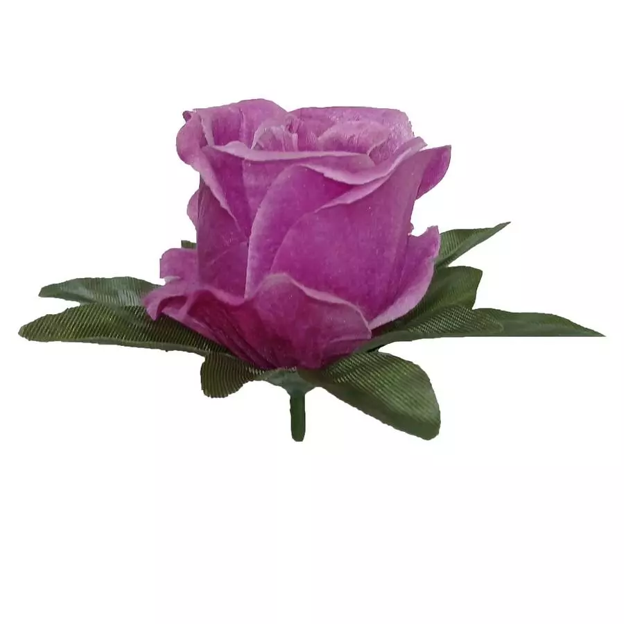 Фотография Головка розы Федосей с листом 5сл 14см 461АБВГ-л071-198-190-172 1/14