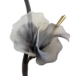 Купить Сухоцвет ветка с капрон. цветками 897-5 (цена за ветку) 150см