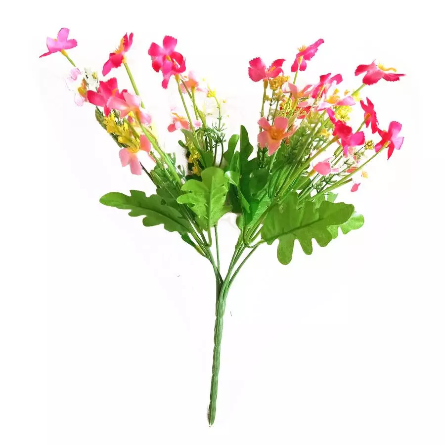 Букет ромашек полевых (7 веток - 20-25 цветков) 911-011 31см фото 3