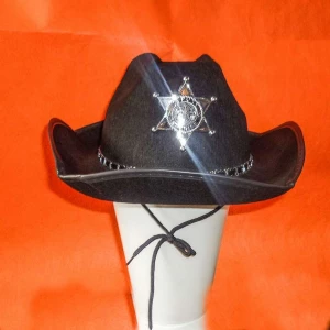 Фотография Шляпа шерифа со звездой 27х13см