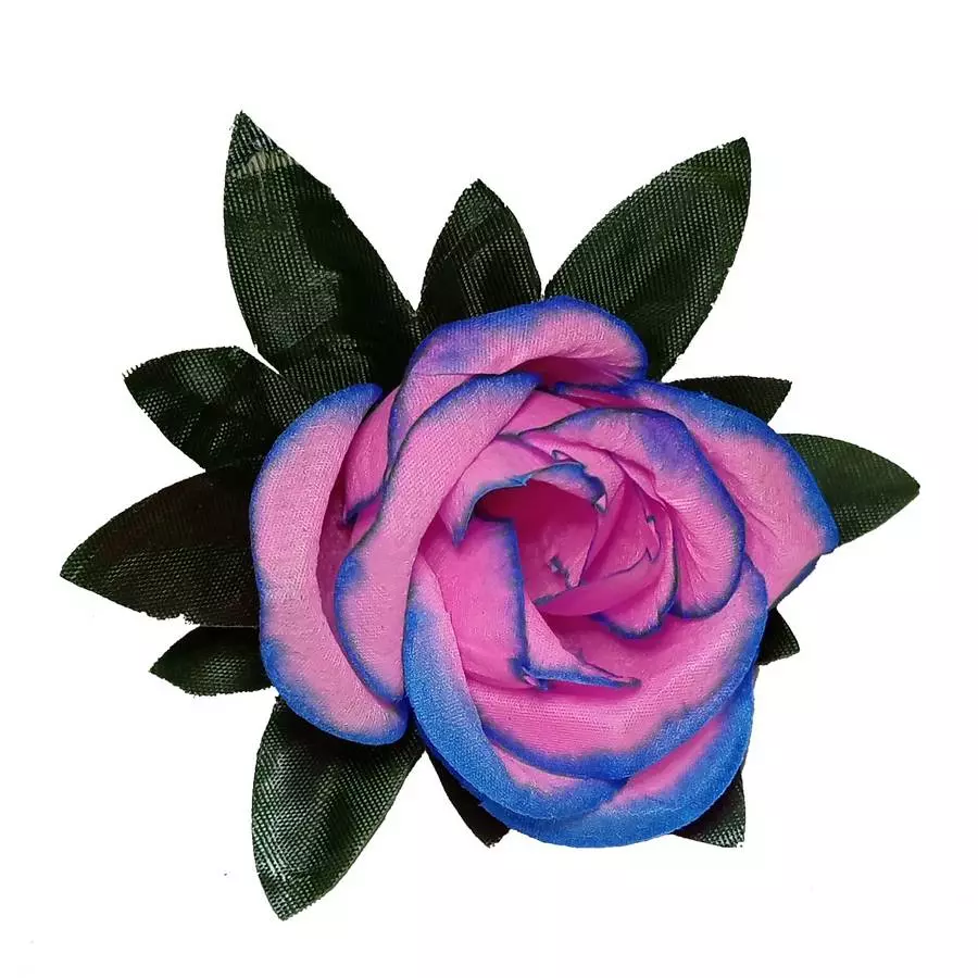 Фотография Головка розы Ювента 4сл с листом 13см 2-1 437АБ-л071-191-148-172 1/28