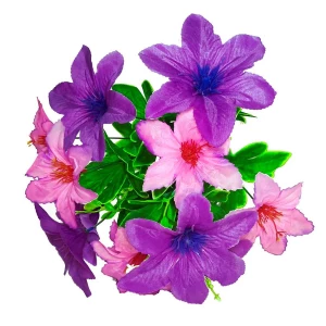 Фотка Цветы 2 вида лилий 12 голов (6+6) 48см 623-849+851