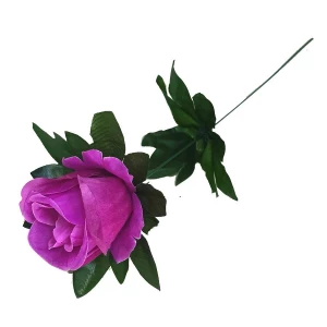 Фотка Искусственная роза на ножке 33см 437-778