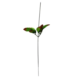 Фотография Стебель с шестилистиком розы 2цв. 42см 107-026 1/30
