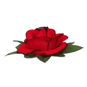 Заказываем  Головка розы Доброта барх. с листом 4сл 14см 1-2 440АБ-(425АБ)-л071-191-173-172 1/30