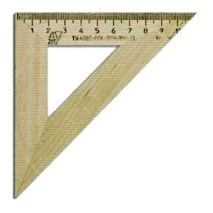 Картинка Треугольник Деревянный 45Х110 С138