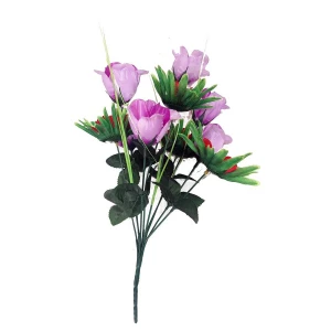 Норильск. Продаём Цветочная композиция маки с розами 10 голов (4+6) 025-606+644 40см