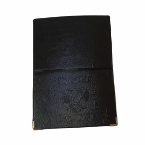 Фотография Обложка на паспорт черная