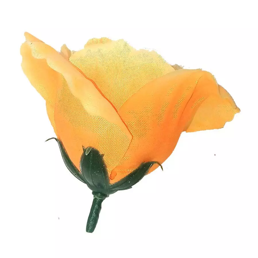 Фотография Головка розы полураскрытый бутон 4сл 7см 1м047