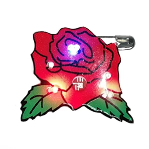 Фотография Значок НЕ светящийся на булавке Роза