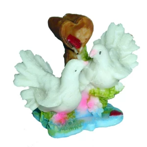 Купить Сувенир Влюбленная пара голубей 3768 5х4,5см