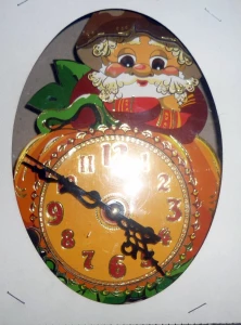 Фотка Настенные часы сувенирные 17x21см
