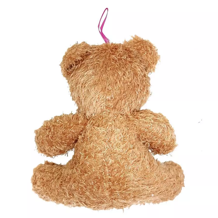 Фотография Мягкая игрушка Медведь бантик травка 20см