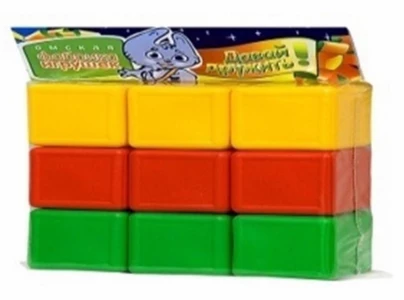 Фотка Кубики Цветные (9 элементов) №0350