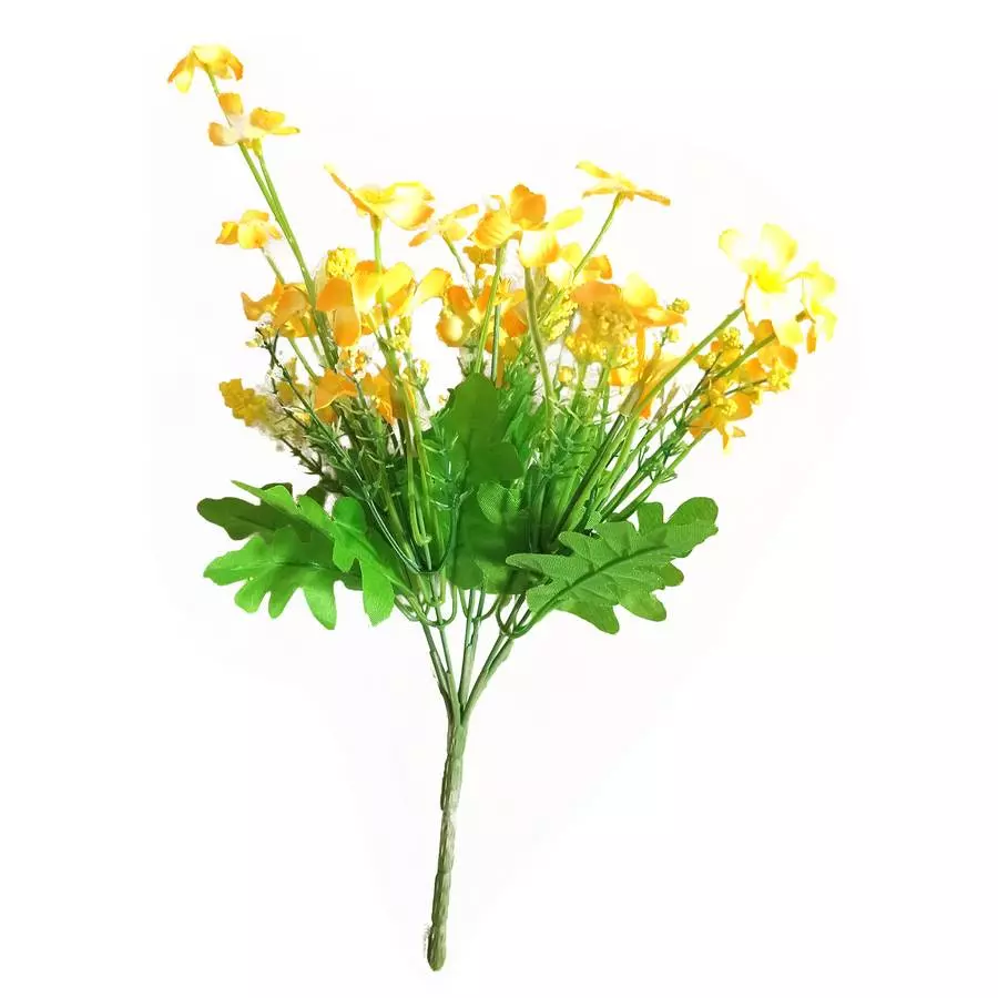 Фотография Букет ромашек полевых (7 веток - 20-25 цветков) 911-011 31см