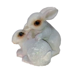 Фотка Сувенир Пара кроликов 2595 6см