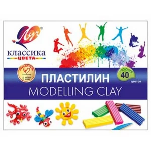 Товар Пластилин "Классика" ("Луч") 40 Цветов 800Гр. 30С 1922-08