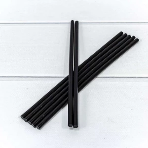 Фотка Клей "Термопластичный" (палочка) Чёрный 0,7см x 25см (1 кг = 102 штуки) 0002016/17
