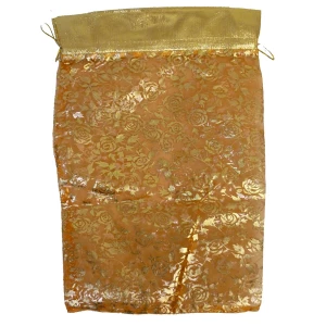 Йошкар-Ола. Продаётся Мешочек из органзы Orange с позолотой 4165 28x40см
