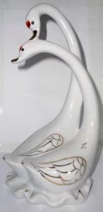 Фотография Сувенир Два лебедя длинные шеи 4397 22см