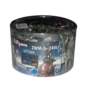 Купить в Архангельске Гирлянда водопад (штора) 200см ZWM-2-240L Синяя