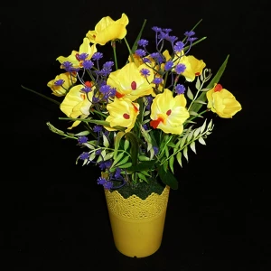 Купить в Норильске Букет искусственных цветов в горшке 524