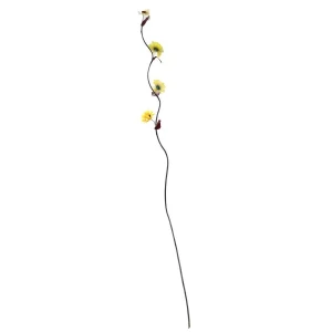 Фотка Сухоцвет с подсолнухами 888-8 (цена за ветку) 145см