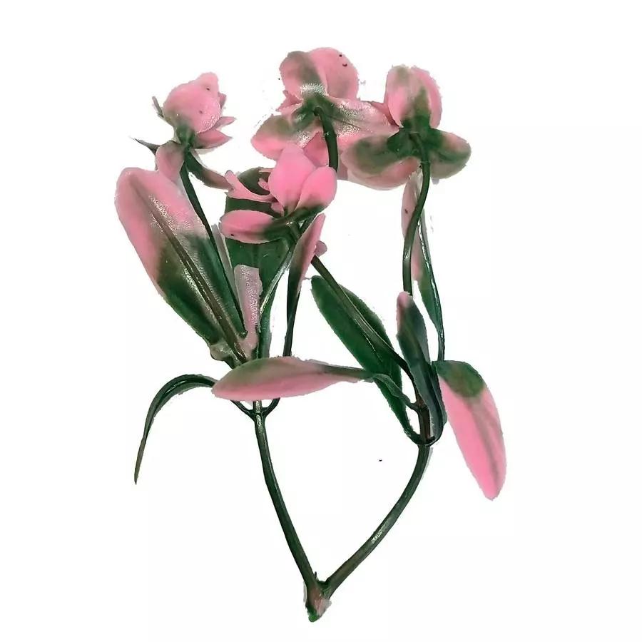 Добавка на ветку сквозняк двойная с розовыми цветочками 11,5см 418шт/кг фото 3