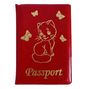 Купить Обложка для паспорта Киска с бабочками Passport