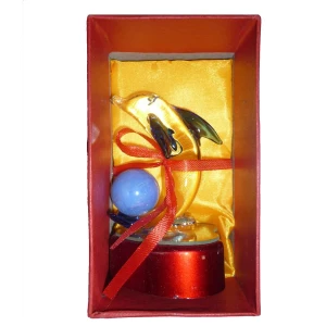 Йошкар-Ола. Продаётся Сувенир Дельфин зеркало в форме сердца 3871 стекло свет 10x6см