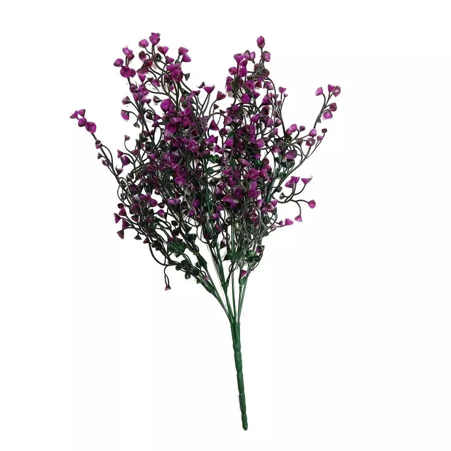 Фотография Букет 7 веток с пластиковыми цветками 38см
