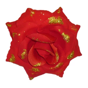 Фотография Головка розы Пелогея барх. позолота 4сл 16см 331АБВ-191-173-001 1/14