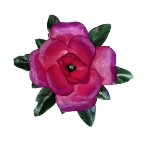 Покупаем с доставкой до Норильска Головка розы Ясмин с листом 4сл 14см 393АБВ-л068-201-190-109(012,202) 1/42