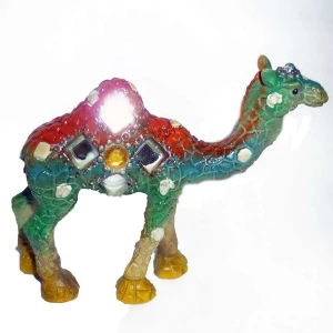 Фотка Сувенир Верблюд с зеркальными вставками 2379 8см