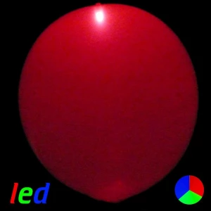 Покупаем с доставкой до в Москве Воздушный шар с диодом (3 цвета) 32см (оптом 5 штук)