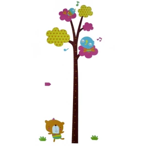 Картинка Ростомер для детской комнаты Дерево и звери YSG 1011