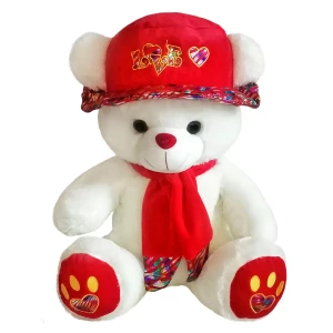 Фотография М/игр. Медведь Одария в шляпе с шарфом 90см