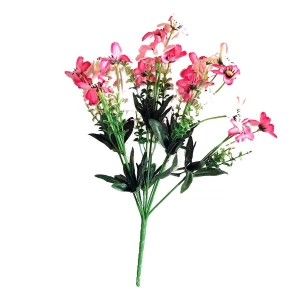 Купить Букет космеи 7 веток (22 цветка) 948-04 32см