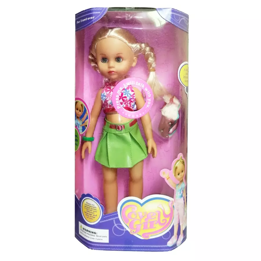 Кукла говорящая с расчёской и сумочкой 6136 36см АВ30413 фото 2