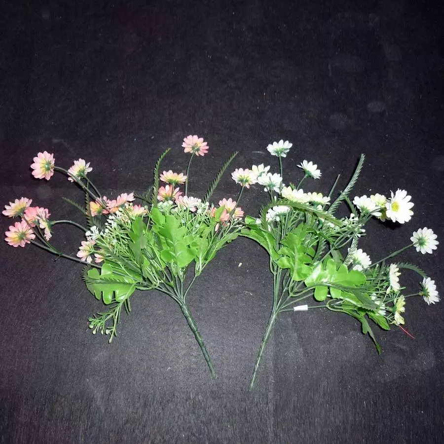 Букет ромашек полевых (7 веток - 20-25 цветков) 911-011 31см фото 1