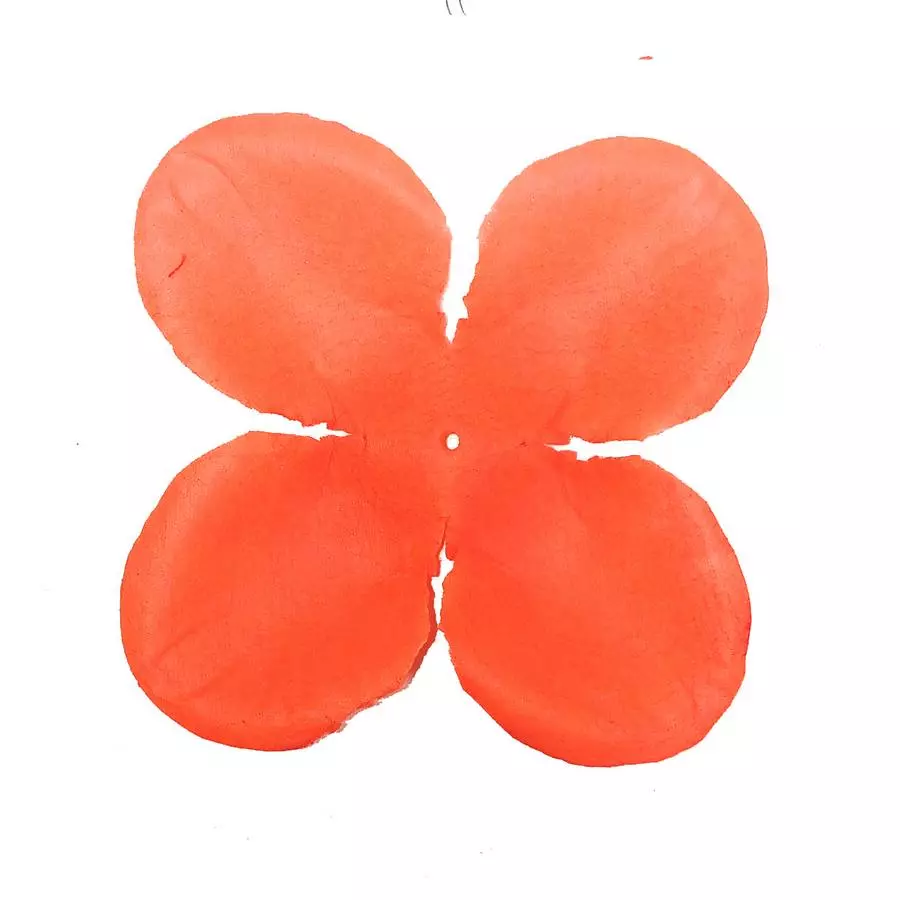 Заг-ка для розы YZ-2 оранжевой 4-кон. круглый 10,5-12см 1488шт/кг фото 1