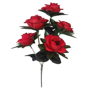 Купить  Цветы стилиз.барх. розы 5 голов 30см 455-712