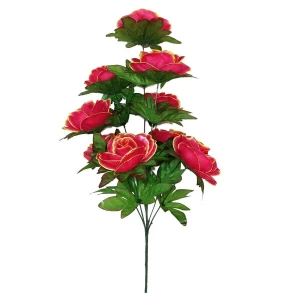 Купить Букет с розами на 9 голов 77см 486-785