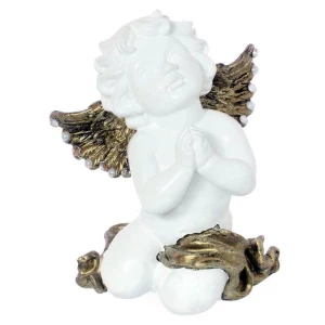 Фото Сувенир Ангел молящийся с камнями на крыльях