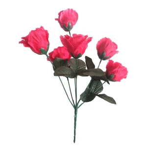 Заказываем  Букет с розами 6 голов 34см 086-672