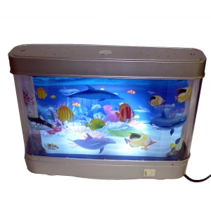 Приобретаем по Норильску Светильник (ночник) аквариум с рыбками 26см