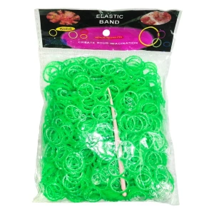 Йошкар-Ола. Продаётся Резинки для плет. BIG Wave White+Green 900 шт + крючок + 20 клипс